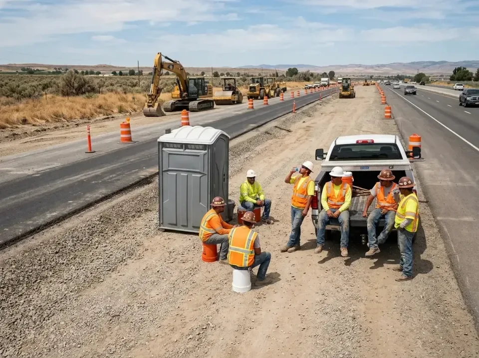 highway-road-construction-crew-007 — frequently asked questions, Porta Potty and Restroom Rentals in Watergate, FL